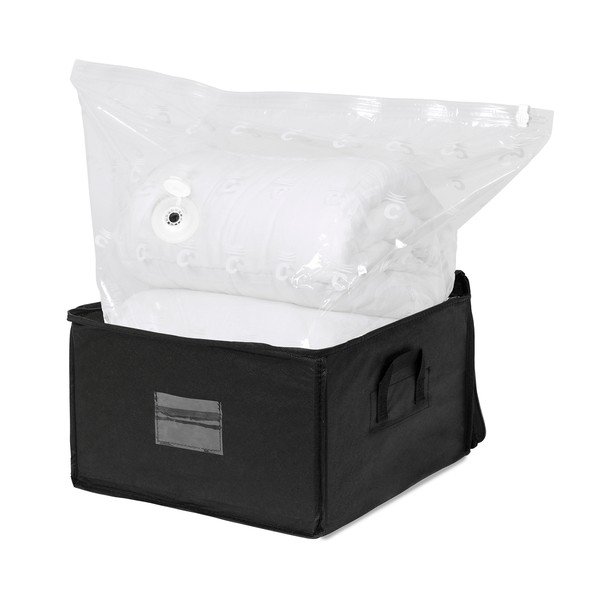 Contenitore nero con chiusura a cerniera Compress Pack, 125 l - Compactor-image-1