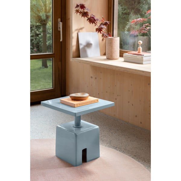 Tavolino in metallo 40x40 cm Chubby – Zuiver-image-1