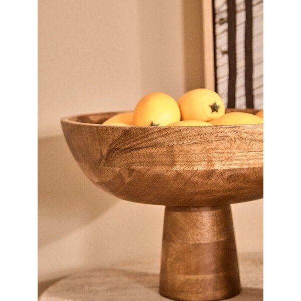 Ciotola di colore naturale in legno ø 27 cm Kara – Premier Housewares-image-3