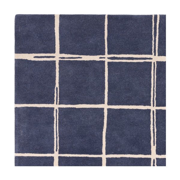 Tappeto blu in lana tessuto a mano 160x230 cm – Asiatic Carpets-image-4