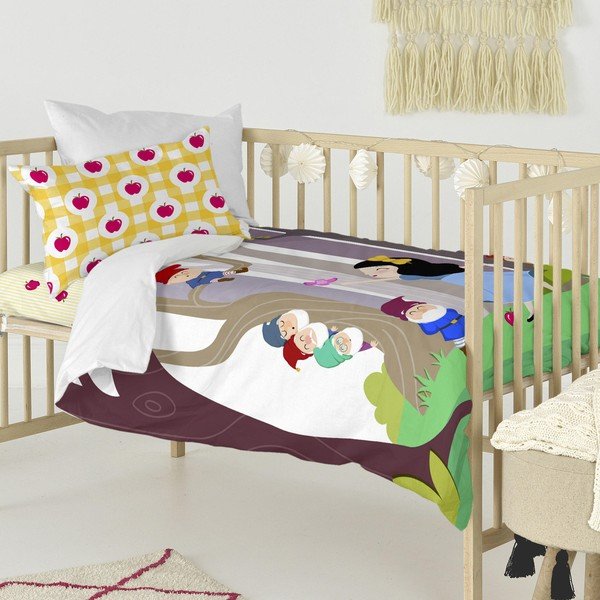 Copripiumino e cuscino in cotone per bambini , 115 x 145 cm Mirror Mirror - Mr. Fox-image-3