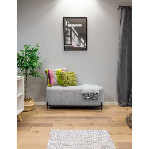 Pouf grigio, larghezza 122 cm Harry - Tenzo-image-1