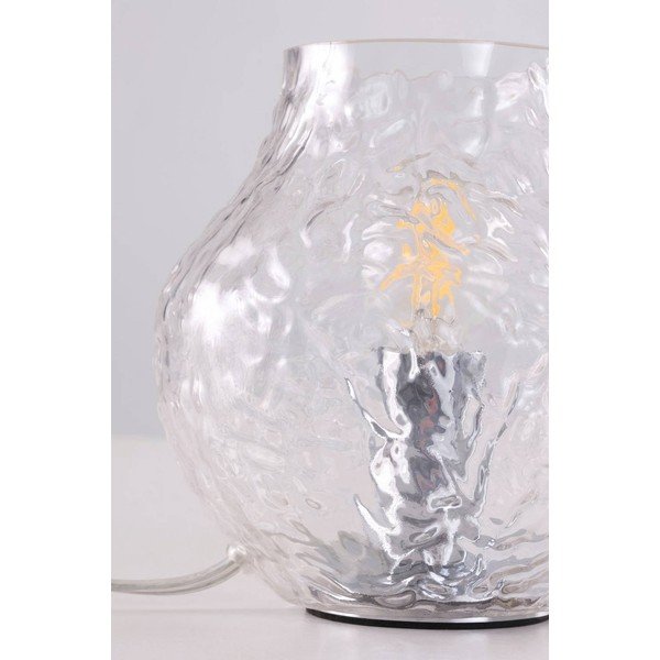 Lampada da tavolo in vetro (altezza totale 15 cm) Breen – Jotex-image-4