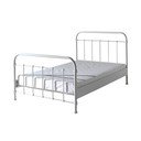 Letto per bambini in metallo bianco, 120 x 200 cm New York - Vipack
