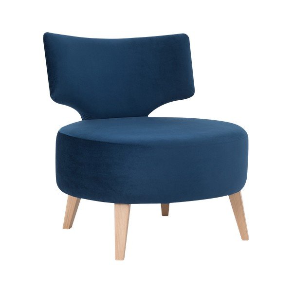 Poltrona Flippin Custom Form blu scuro - CustomForm