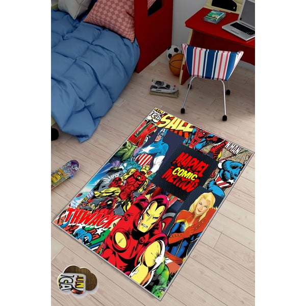 Tappeto antiscivolo per bambini Superheros, 180 x 280 cm - Conceptum Hypnose-image-1