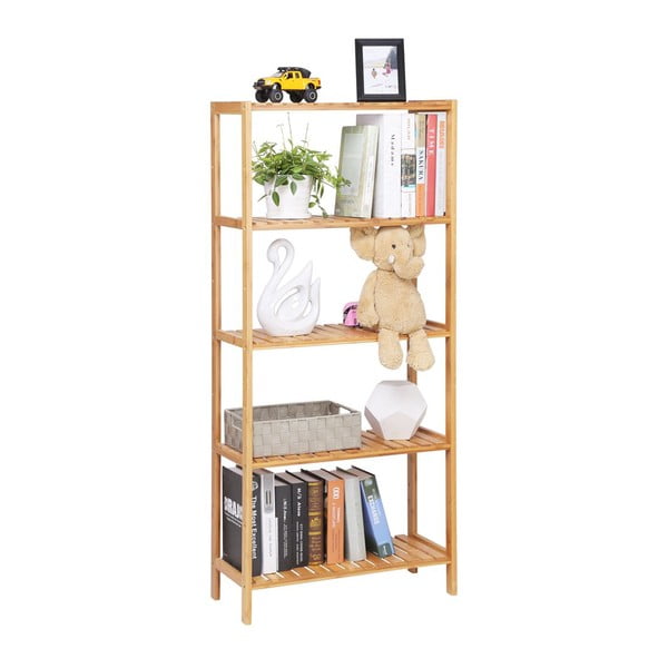 Mensola in bambù, altezza 130 cm - Songmics-image-4