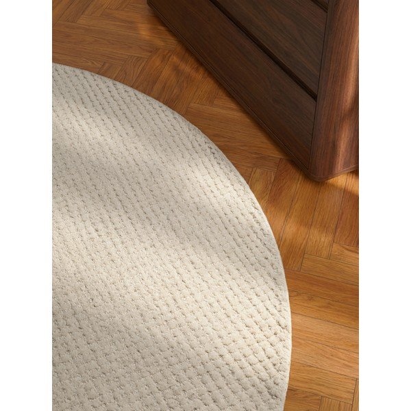 Tappeto rotondo color crema in lana ø 200 cm Eloise – Hanse Home-image-3