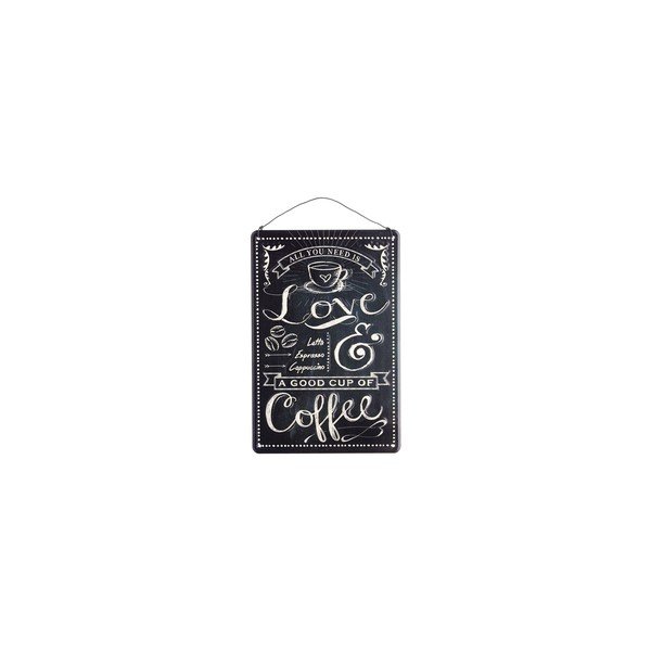 Závěsná cedule Love Coffee, 30x20 cm