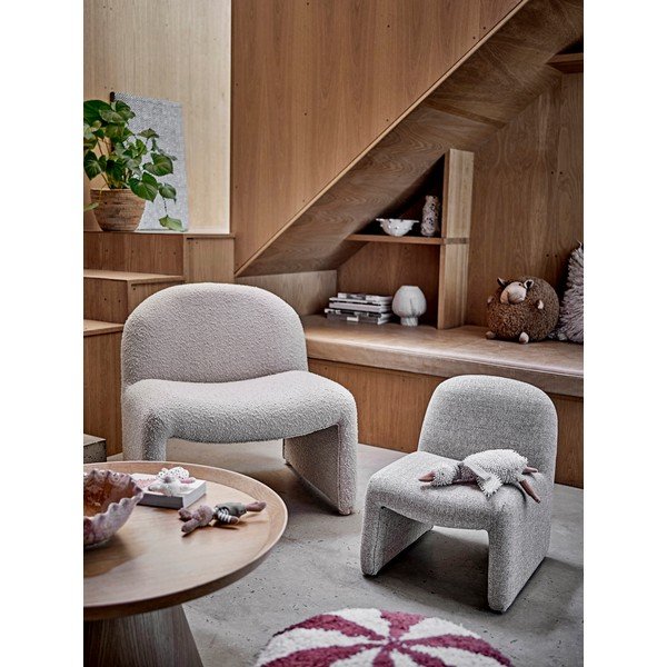 Poltrona per bambini grigia Neel – Bloomingville Mini-image-1