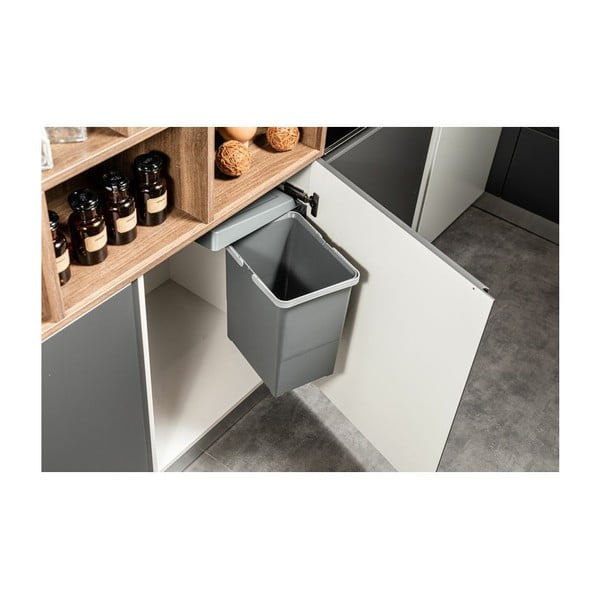 Cestino per rifiuti in plastica incorporato da 18 l Swing 2.0 - Elletipi-image-1