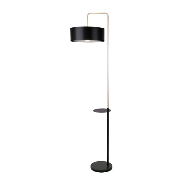 Lampada da terra nera (altezza 172 cm) Impact - Candellux Lighting