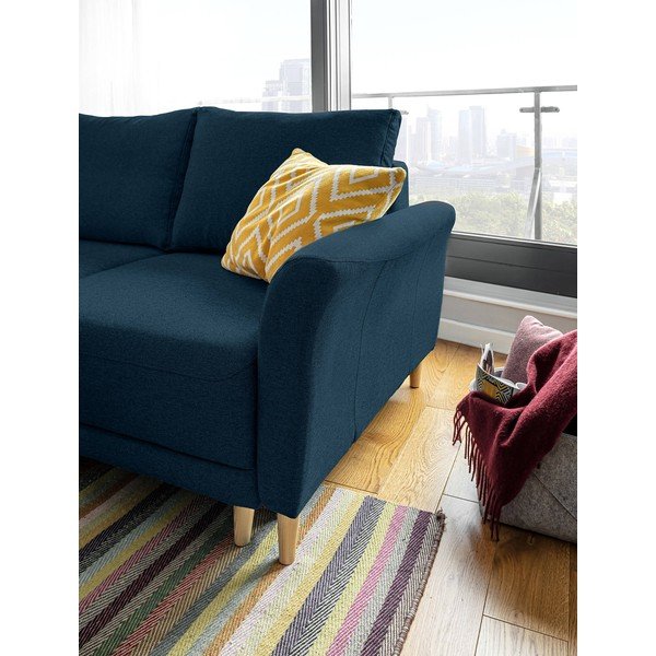 Divano letto angolare blu navy, angolo sinistro Lovely Annie - Miuform-image-4