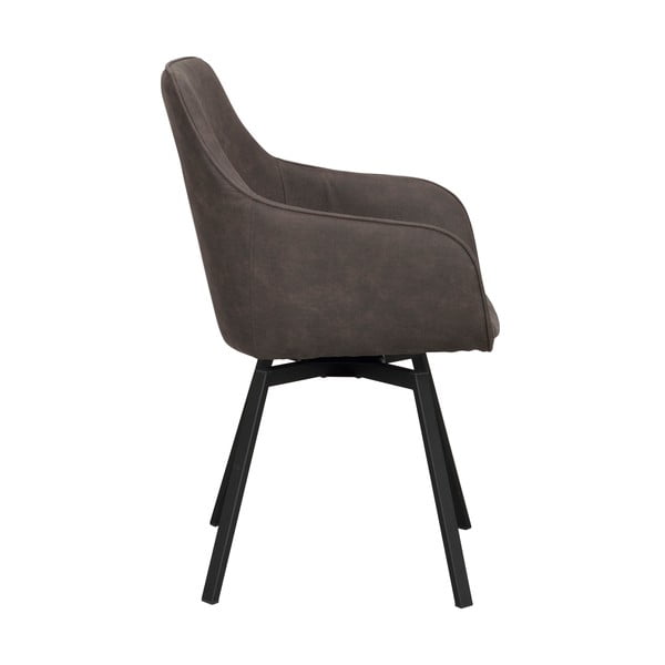 Set di sedie da pranzo grigia in imbottito 2 pz Alison – Rowico-image-3