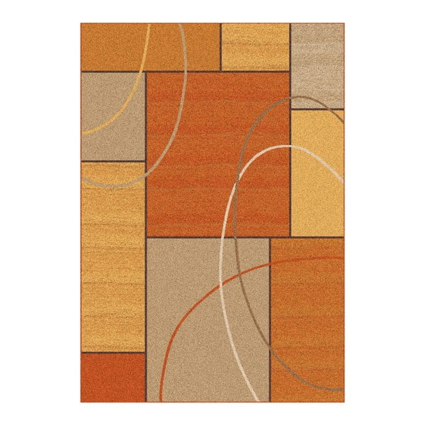 Tappeto arancione Delta, 160 x 230 cm - Universal