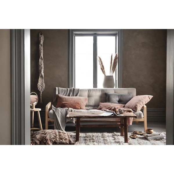 Divano variabile in velluto a coste Grab nero carbone Grab Raw - Karup Design-image-1