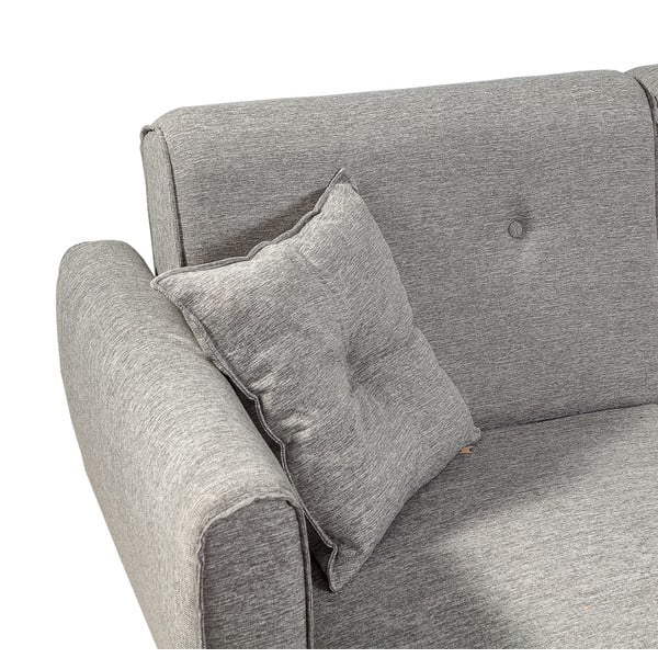 Divano letto grigio chiaro divano angolare Aria - Balcab Home-image-1