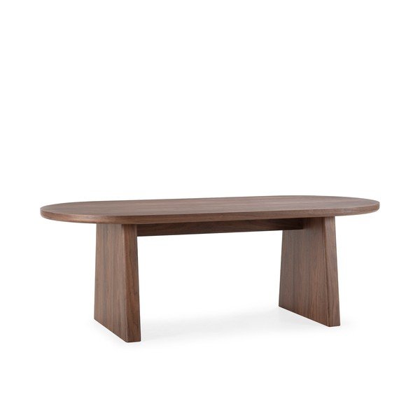 Tavolo da pranzo con effetto noce 100x200 cm Blair – MOME