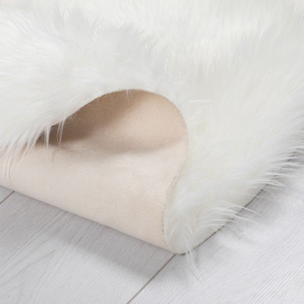 Pelliccia sintetica bianca Sheepskin - Flair Rugs-image-3
