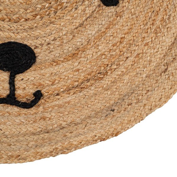 Tappeto per bambini di colore naturale in iuta ø100 cm Chiquillo – Ixia-image-4