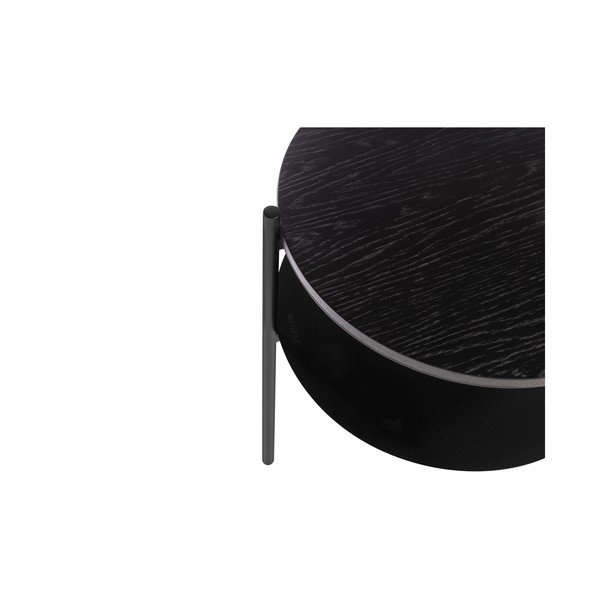 Comodino nero con piano effetto rovere Tu – noo.ma-image-4