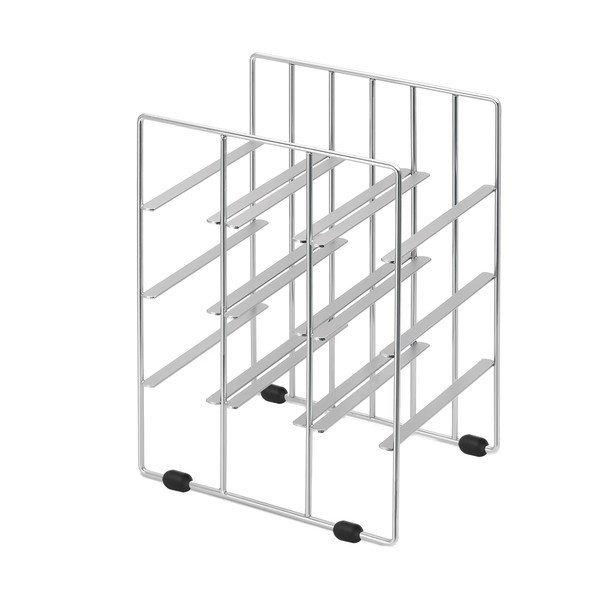 Portabottiglie in argento, 9 bottiglie - Blomus-image-2