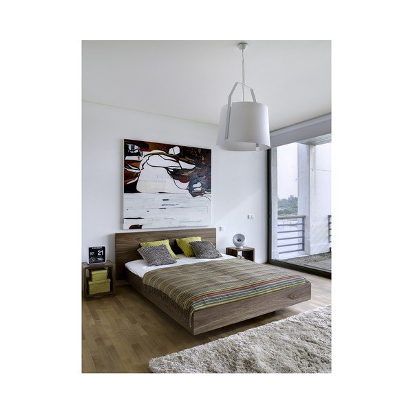 Letto marrone , 160 x 200 cm Float - TemaHome-image-1
