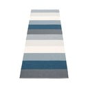 Passatoia da interno/esterno blu/color crema 70x200 cm Molly Ocean Grey – Pappelina
