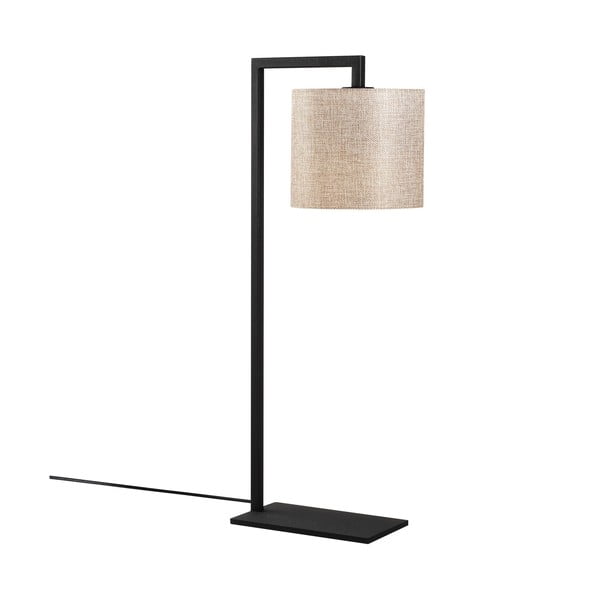 Lampada da tavolo nera e beige Profil - Opviq lights