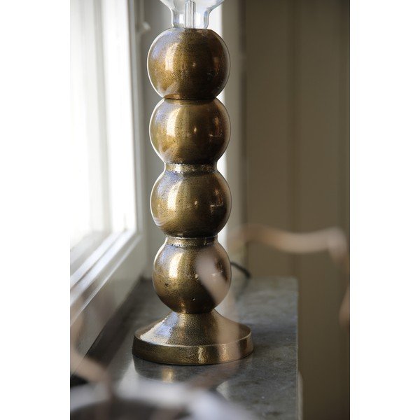 Lampada da tavolo dorata (altezza totale 33 cm) Gong – Markslöjd-image-2
