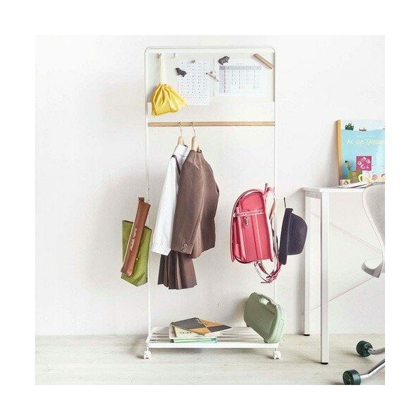 Appendino mobile per bambini in metallo bianco Tower - YAMAZAKI-image-1