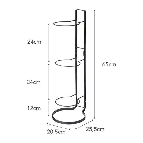 Supporto per palline nere Frame - YAMAZAKI-image-3
