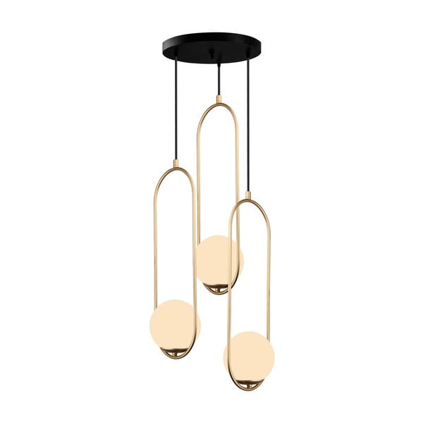 Lampada a sospensione color oro, altezza 146 cm Arch - Squid Lighting