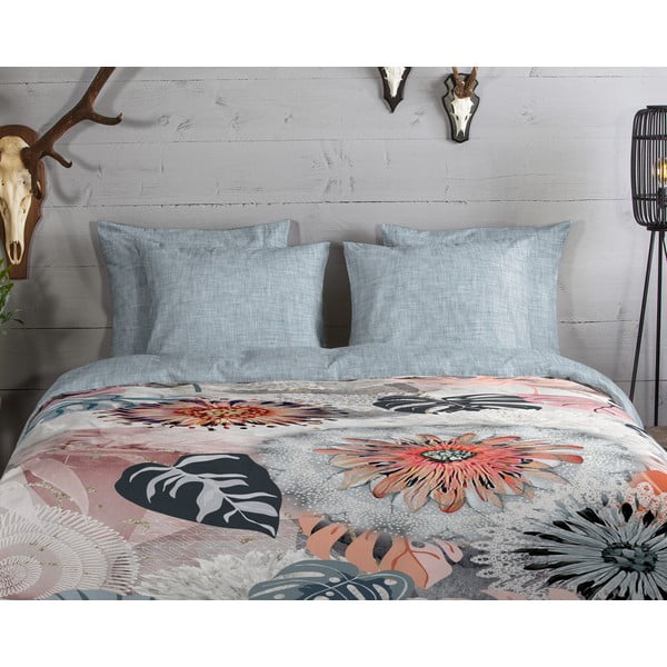 Biancheria da letto grigia in flanella per letto singolo 140x200 cm Ralvira – HIP-image-2