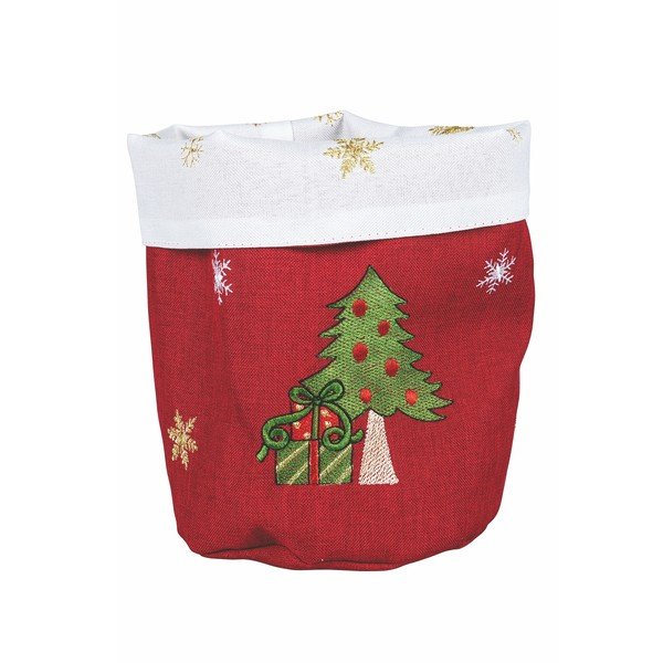 Cesto natalizio rosso Villa d'Este Albero di Natale - VDE Tivoli 1996