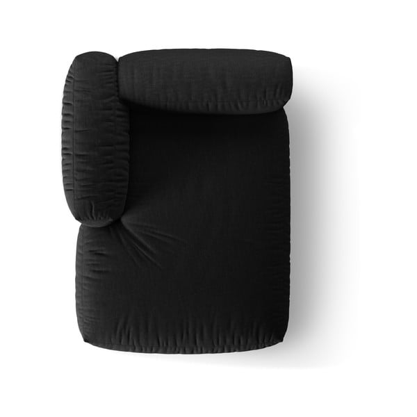 Modulo divano nero (angolo sinistro) Martina - Micadoni Home-image-4