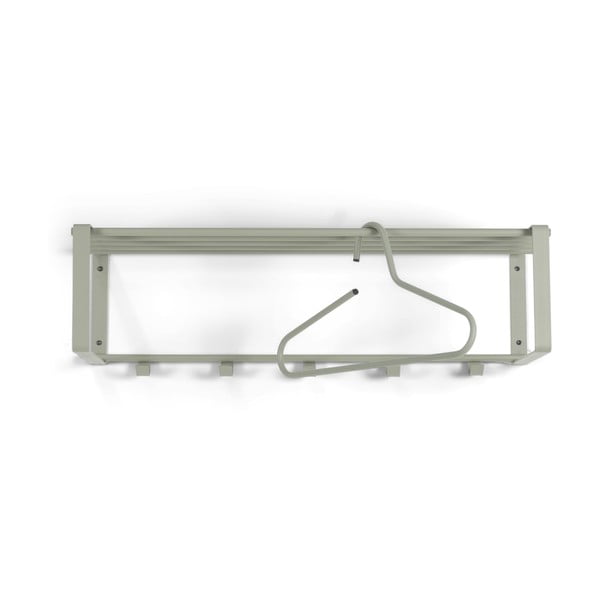 Attaccapanni da parete verde polveroso in metallo con scaffale 70 cm Rex – Spinder Design-image-2