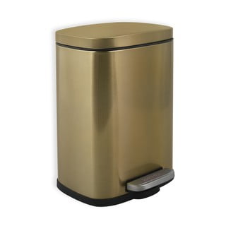 HOMCOM Pattumiera da cucina automatica 30 L in acciaio inox, coperchio