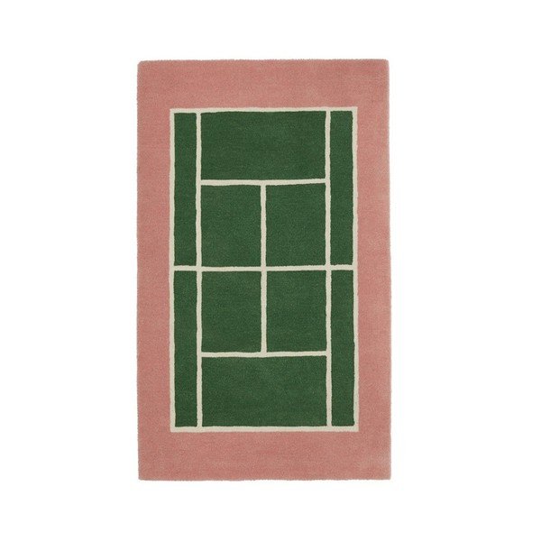 Tappeto da gioco per bambini in misto lana 88x150 cm Tennis – OYOY Mini