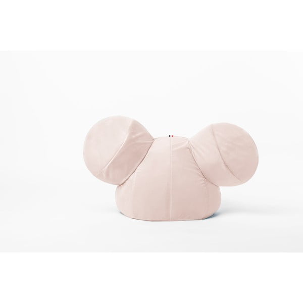 Pouf a sacco per bambini rosa chiaro Ears – The Brooklyn Kids-image-4