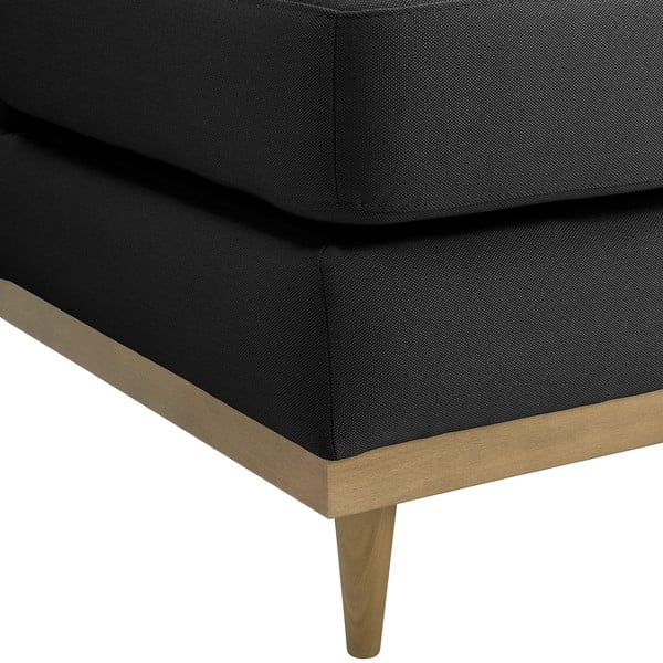 Divano angolare grigio scuro, angolo sinistro Larsen - Max Winzer-image-1