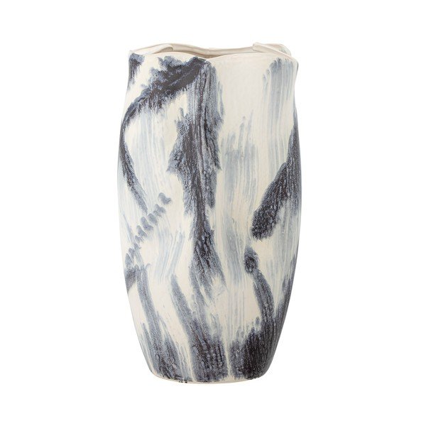 Vaso in gres bianco e nero (altezza 37 cm) Elira - Bloomingville-image-4