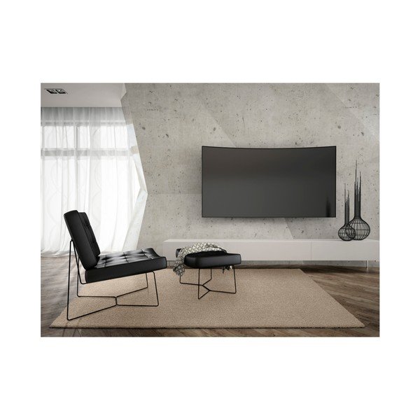 Tappeto beige Sense Beige, 80 x 150 cm - Universal