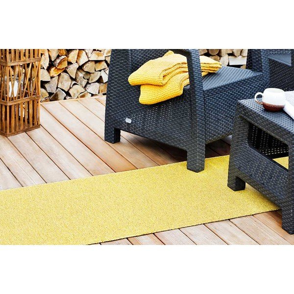 Tappeto giallo per esterni 100x70 cm Neve - Narma-image-2