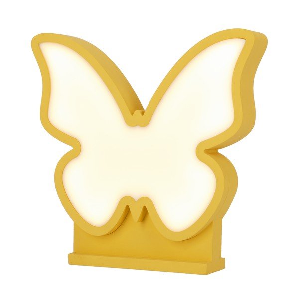 Lampada per bambini gialla Butterfly - Candellux Lighting-image-2
