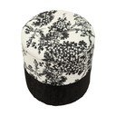 Poggiapiedi bianco e nero Oriental Style – Mauro Ferretti