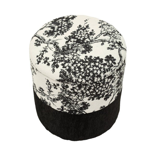 Poggiapiedi bianco e nero Oriental Style – Mauro Ferretti