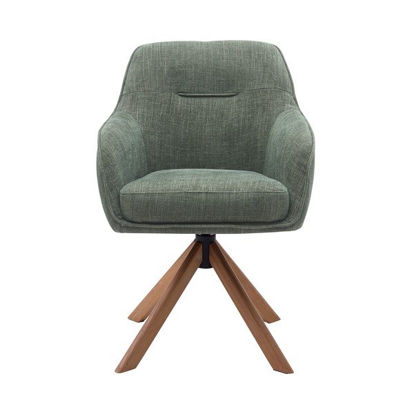 Set di sedie da pranzo verde in imbottito 2 pz Avola – Unique Furniture-image-4