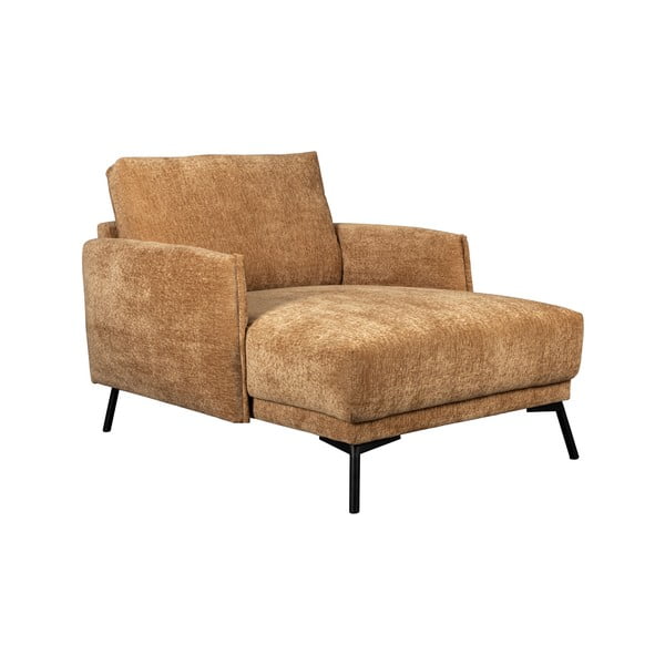 Poltrona lounge color senape Harper - Dutchbone