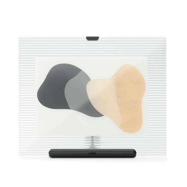 Cornice nera in vetro verticale con sostegno 19x23 cm Flute – Umbra-image-2